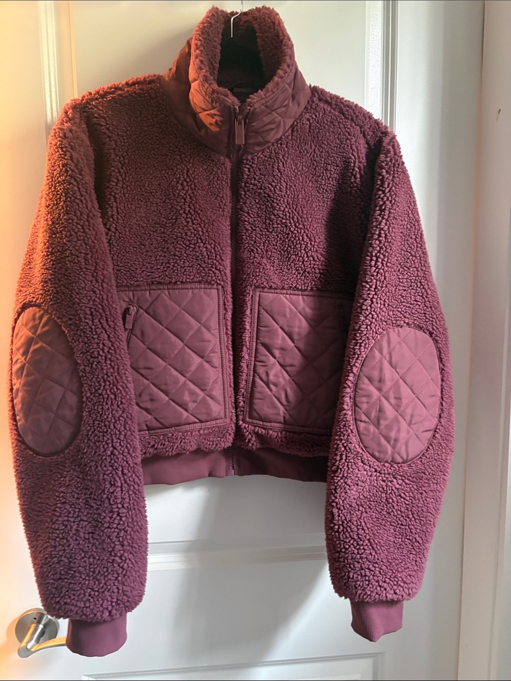 ALO Yoga Sherpa Edge Bomber Jacket